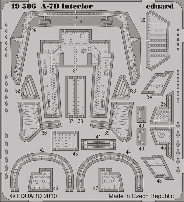 Eduard Details 1/48 Aircraft- A7D Interior for HBO (Painted Self Adhesive)