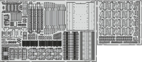 Eduard Details 1/350 Ship- DKM Graf Zeppelin Deck & Cranes Pt.1 for TSM