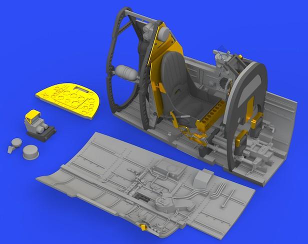 Eduard Aircraft 1/32 Aircraft- Spitfire Mk IX Cockpit for TAM (Photo-Etch & Resin)