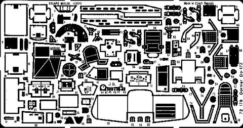 Eduard Details 1/72 Aircraft- Do17Z Interior for RVL