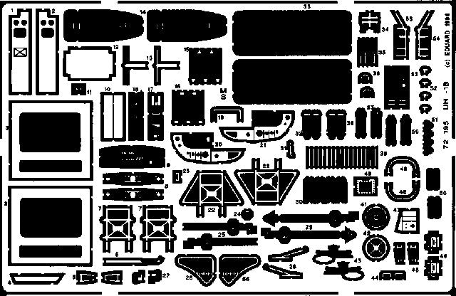 Eduard Details 1/72 Aircraft - UH1B for ITA