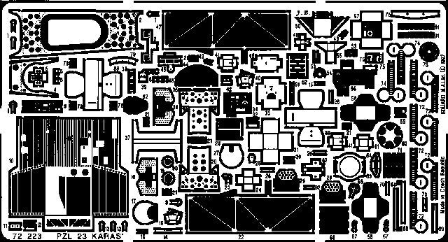 Eduard Details 1/72 Aircraft- PZL 23 Kara for HLR