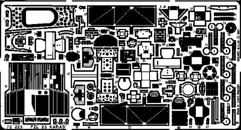 Eduard Details 1/72 Aircraft- PZL 23 Kara for HLR