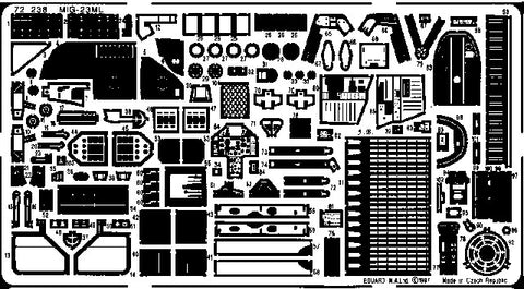 Eduard Details 1/72 Aircraft - Mig23 for ITA