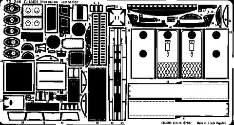 Eduard Details 1/72 Aircraft- C130 Exterior for AMT