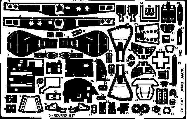 Eduard Details 1/72 Aircraft- J2M3 Jack for HSG