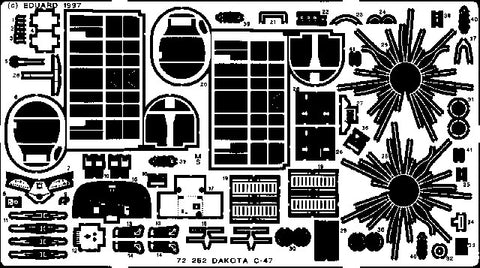 Eduard Details 1/72 Aircraft- C47 for ITA