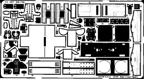 Eduard Details 1/72 Aircraft- SR71A for ACY