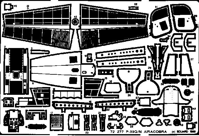 Eduard Details 1/72 Aircraft- P39Q/N Airacobra for ACY