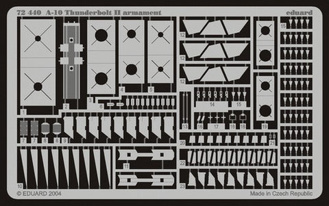 Eduard Details 1/72 Aircraft - A10 Thunderbolt II Armament for ITA & RVL