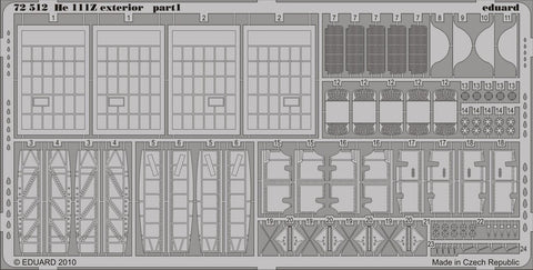 Eduard Details 1/72 Aircraft - He111Z Exterior for HSG