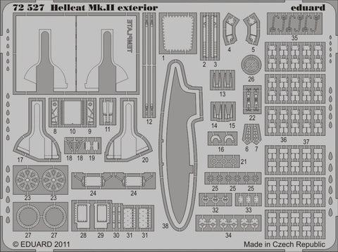 Eduard Details 1/72 Aircraft - Hellcat Mk II Exterior for EDU