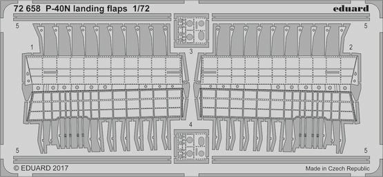 Eduard Details 1/72 Aircraft- P40N Landing Flaps for SHY