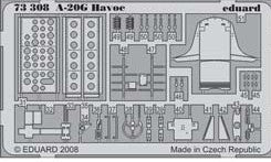 Eduard Details 1/72 Aircraft - A20G Havoc Interior for MPM (Painted Self Adhesive)