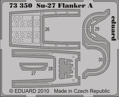 Eduard Details 1/72 Aircraft- Su27 Flanker A for ICM (Painted Self Adhesive)