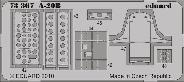 Eduard Details 1/72 Aircraft - A20B for SHY (Painted Self Adhesive)