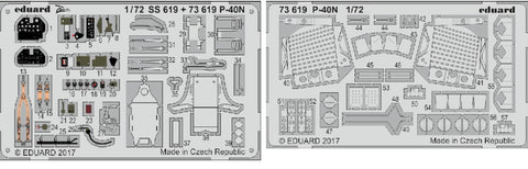 Eduard Details 1/72 Aircraft- P40N for SHY (Painted)