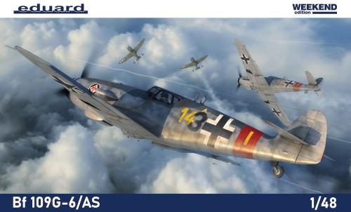 Eduard Aircraft 1/48 WWII Bf109G/AS German Fighter Wkd Edition Kit