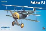 Eduard Aircraft 1/48 Fokker F I BiPlane Weekend Edition Kit