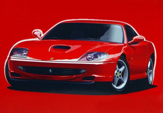 Fujimi Car Models 1/24 Ferrari 550 Maranello Sports Car Kit