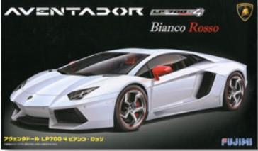 Fujimi Car Models 1/24 Lamborghini Aventador LP700-4 Bianco Rosso Sports Car Kit