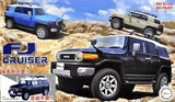 Fujimi Car Models 1/24 Toyota FJ Cruiser 2-Door SUV (Molded Black) Kit