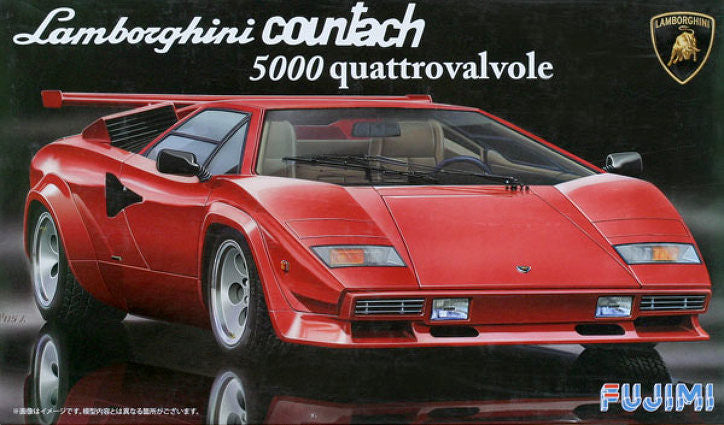 Fujimi Car Models 1/24 Lamborghini Countach 5000 Quattorovalvole Sports Car Kit