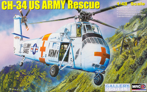 Gallery Model Aircraft 1/48 CH-34 US Army Rescue Kit