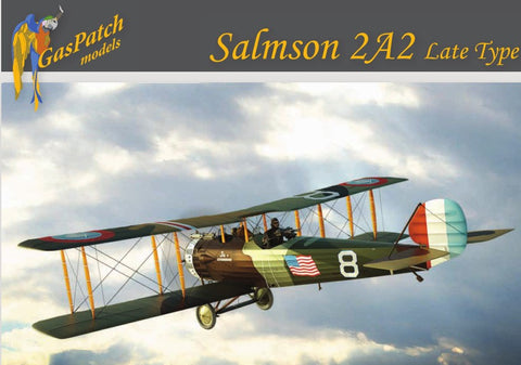 Gas Patch 1/48 Salmson 2A2 Late Type WWI 2-Seater Biplane Fighter w/US, Polish, French Markings Kit