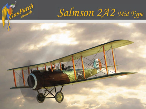 Gas Patch 1/48 Salmson 2A2 Mid Type WWI 2-Seater Biplane Fighter w/French & US Markings Kit