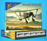 Gas Patch 1/48 Henschel Hs123A1 BiPlane Bomber (New Tool) Kit