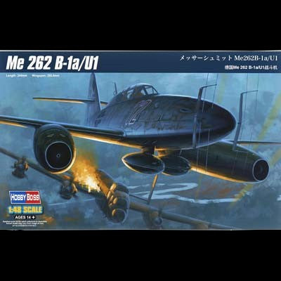 Hobby Boss Aircraft 1/48 Me-262B-1A/U1 Kit