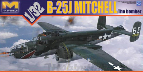 HK Models 1/32 B-25J "Glass Nose" Bomber Kit