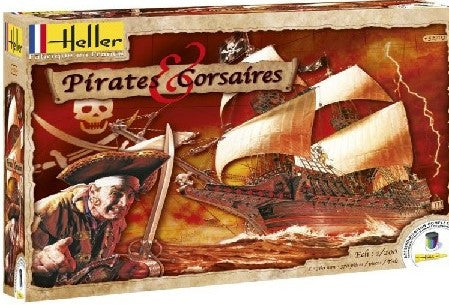 Heller Ships 1/200 Pirates & Corsaires Sailing Ship w/Paint & Glue Kit