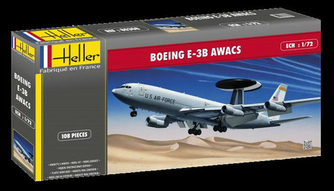 Heller Aircraft 1/72 E3A/C AWACS USAF Aircraft Kit