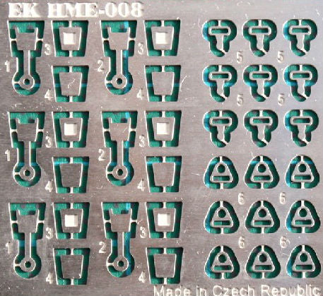 Highlight Model Studio 1/24-1/25 Safety Belt Locks Set (2 Styles)