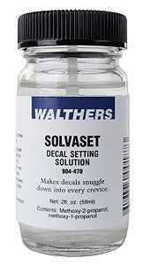 Hobsco Solvaset Softens Decal Film 2oz. Applicator Bottle