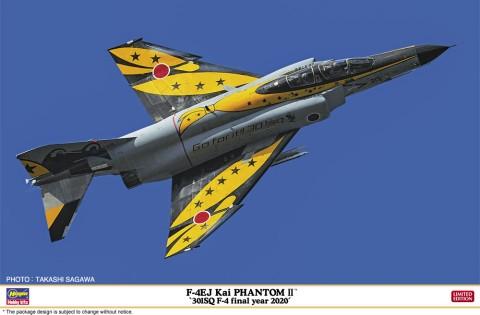 Hasegawa Aircraft 1/48 F4EJ Kai Phantom II 301Sq F4 Final Year 2020 JASDF Fighter Ltd Edition Kit