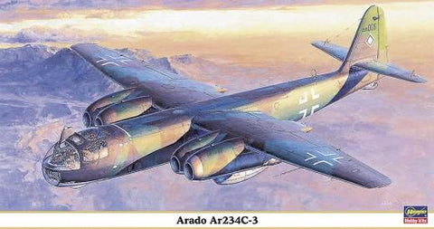 Hasegawa Aircraft 1/48 Arado Ar234C3 Jet-Powered Bomber Kit