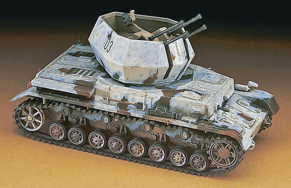 Hasegawa Military 1/72 SdKfz 161/4 20mm Flakpanzer IV Wirbelwind Tank Kit