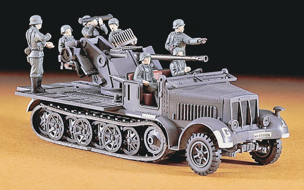 Hasegawa Military 1/72 8-Ton 37mm AA Halftrack Kit