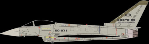 Hasegawa Aircraft 1/72 Eurofighter Typhoon Sng Seat Ace Combat UPEO Kit