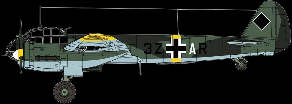 Hasegawa Aircraft 1/48 Junkers Ju88A5 Luftwaffe Bomber Eastern Front Ltd. Edition Kit