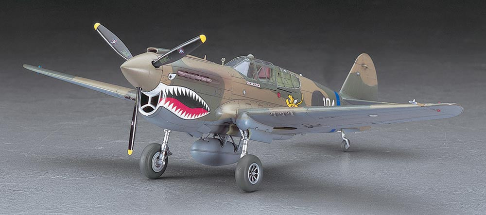 Hasegawa Aircraft 1/48 P40E Warhawk US Fighter Kit