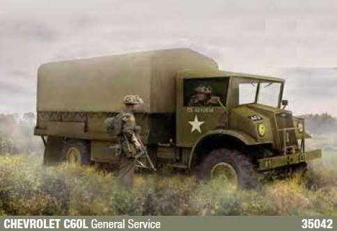 IBG Military Models 1/35 Chevrolet C60L General Service Truck Kit