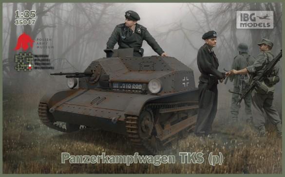 IBG Military 1/35 PzKpfw TKS (p) Tank w/Gun & 2 Crew (New Tool) Kit