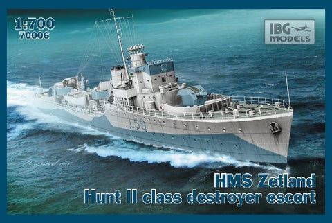 IBG Model Ships 1/700 HMS Zetland 1942 Hunt II Class Destroyer Escort Kit