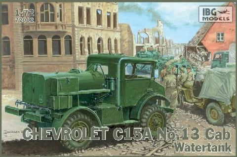 IBG Military 1/72 Chevrolet C15A Cab 13 Water Tank Military Truck Kit