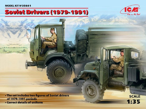 ICM Military 1/35 Soviet Drivers 1979-1991 (2) (New Tool) Kit