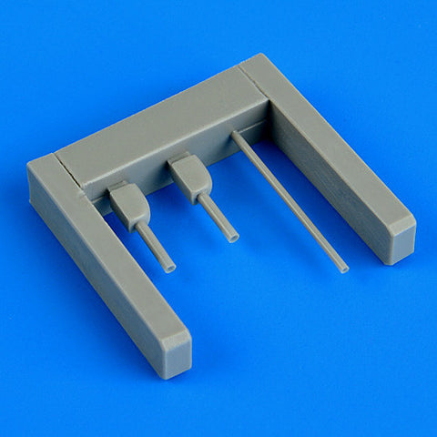 Quickboost Details 1/48 I16 Gun Barrels & Pitot Tube for EDU